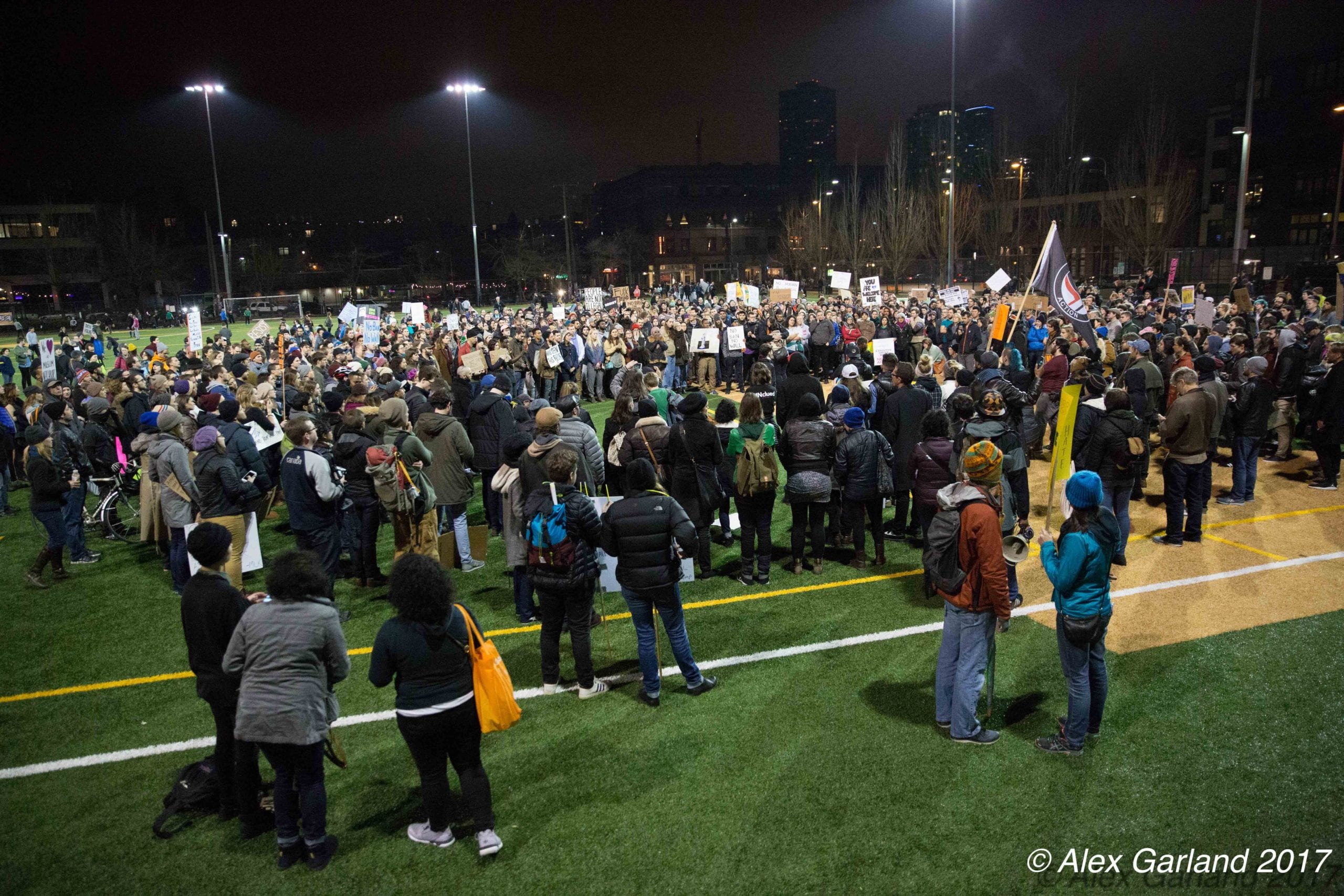 Second Night Of Seattle Immigration Order Protests Ends Up On Capitol ...