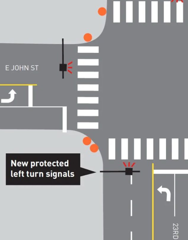 One Of Seattle’s Most Dangerous Intersections For Red-light Crashes ...