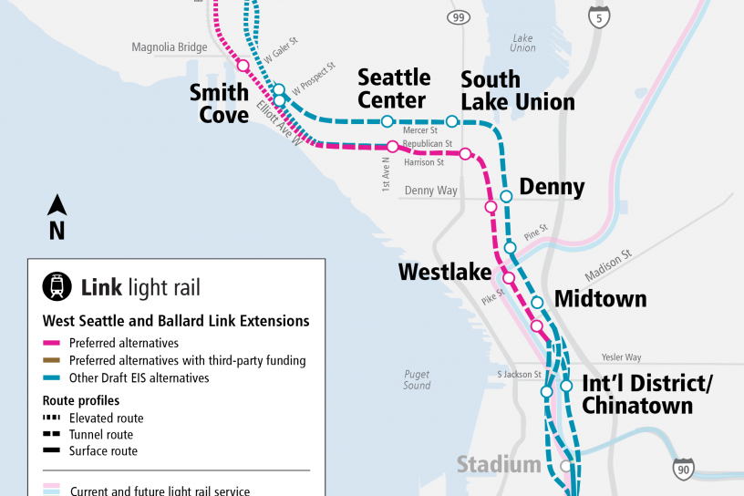 Web Map West Seattle Ballard Link 20221031 