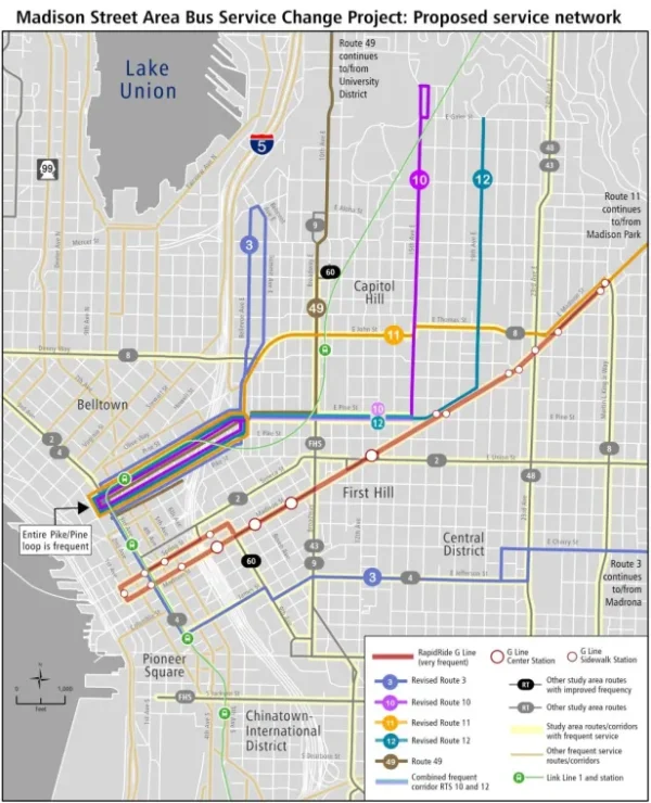 Metro’s plan for RapidRide G service changes includes return of bus ...